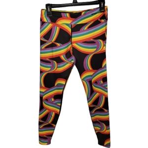 Hot Chillys rainbow ribbon leggings